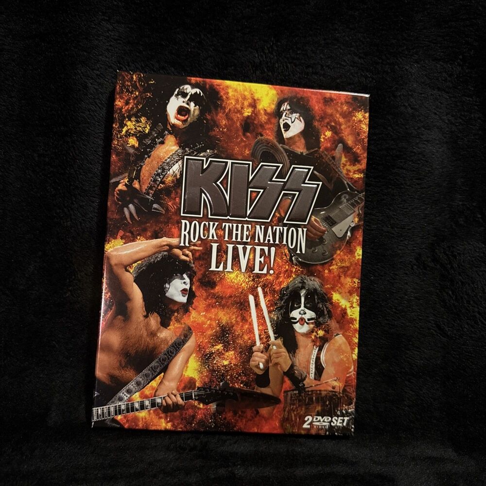 Vintage KISS Rock the Nation Live DVD 2005 2-Disc Set